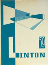 Linton High School 1959 yearbook cover photo
