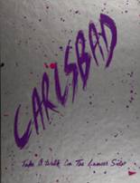 Carlsbad High School 1986 yearbook cover photo