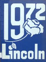 Lincoln Community High School 1972 yearbook cover photo