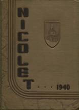 Menasha High School 1940 yearbook cover photo