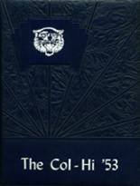 1953 College High School Yearbook from Bartlesville, Oklahoma cover image