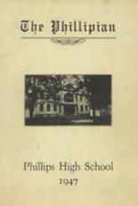 Phillips High School 1947 yearbook cover photo