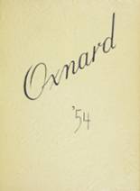 Oxnard High School 1954 yearbook cover photo