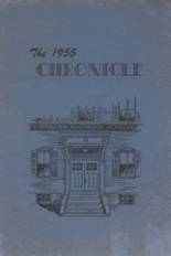 Coe-Brown Northwood Academy 1955 yearbook cover photo