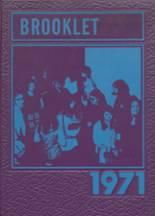 Brookville High School 1971 yearbook cover photo