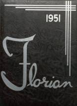 Flora High School 1951 yearbook cover photo