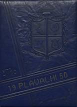 Platte Valley High School 1950 yearbook cover photo