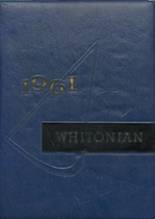 Whitakers School 1961 yearbook cover photo