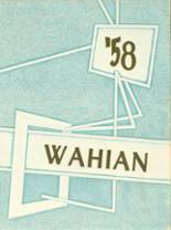 Watersmeet High School 1958 yearbook cover photo