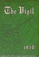 Central Catholic High School 1958 yearbook cover photo