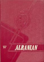 Albany High School 1957 yearbook cover photo