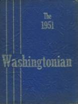 Washington High School 1951 yearbook cover photo