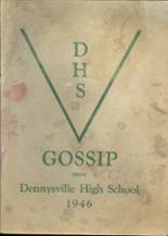 Dennysville High School 1946 yearbook cover photo
