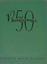 Randolph-Macon Academy 1950 yearbook cover photo