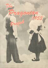 Prague High School 1953 yearbook cover photo