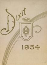 Haslett High School 1954 yearbook cover photo