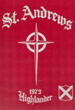 St. Andrews Episcopal High School 1973 yearbook cover photo