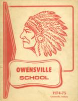 Owensville High School 1975 yearbook cover photo