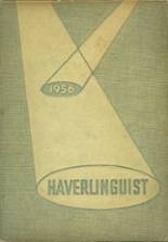 Haverling High School 1956 yearbook cover photo