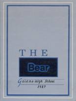 Galena High School 1987 yearbook cover photo