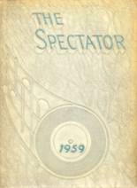 Greater Johnstown High School 1959 yearbook cover photo