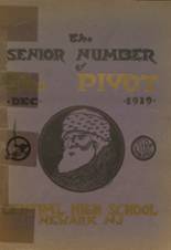 1919 Central High School Yearbook from Newark, New Jersey cover image