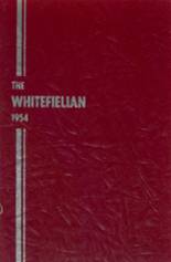 Whitefield High School 1954 yearbook cover photo