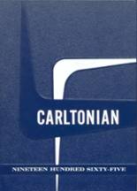 Carlton High School 1965 yearbook cover photo