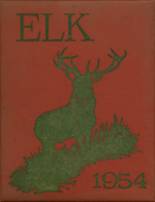 Elk Creek High School 1954 yearbook cover photo