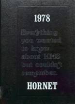 Harvey High School 1978 yearbook cover photo