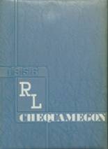 Rib Lake High School 1956 yearbook cover photo