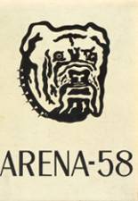 Athens High School 1958 yearbook cover photo