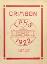 1922 East Providence High School Yearbook from East providence, Rhode Island cover image