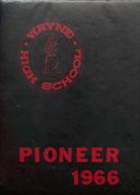 Wayne High School 1966 yearbook cover photo