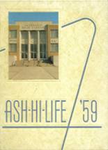 Asheboro High School 1959 yearbook cover photo