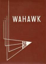 West High School 1956 yearbook cover photo