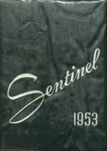 Griswold High School 1953 yearbook cover photo