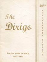 Solon High School 1953 yearbook cover photo