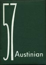 Austin High School 1957 yearbook cover photo