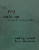 East High School 1951 yearbook cover photo