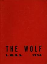 Little Wolf High School 1954 yearbook cover photo