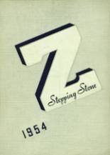 Zeeland High School 1954 yearbook cover photo