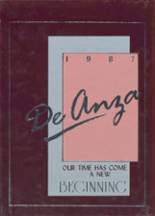 De Anza High School 1987 yearbook cover photo