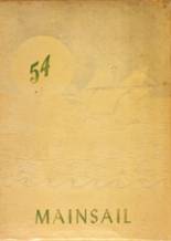 Beaufort High School 1954 yearbook cover photo