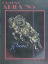 Ramona High School 1985 yearbook cover photo