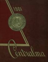 Central Catholic High School 1961 yearbook cover photo