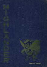 1958 Highland High School Yearbook from Albuquerque, New Mexico cover image