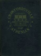 Crawfordsville High School 1947 yearbook cover photo