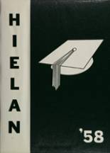 Upland High School 1958 yearbook cover photo