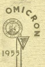 Oliver High School 1955 yearbook cover photo